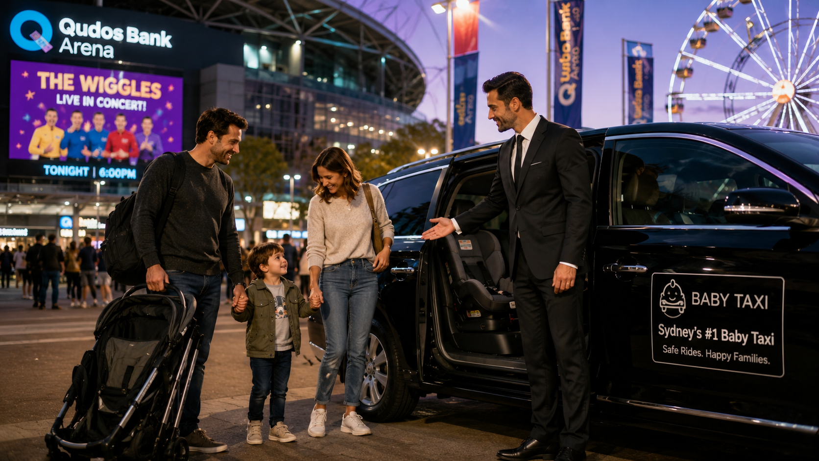 Sydney’s #1 Baby Taxi for Concerts, Festivals & Family Events
