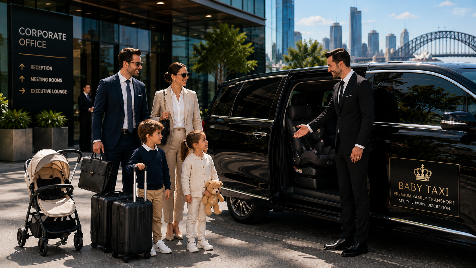 Sydney’s Premium Baby Taxi for Corporate Site Visits & Executive Relocations