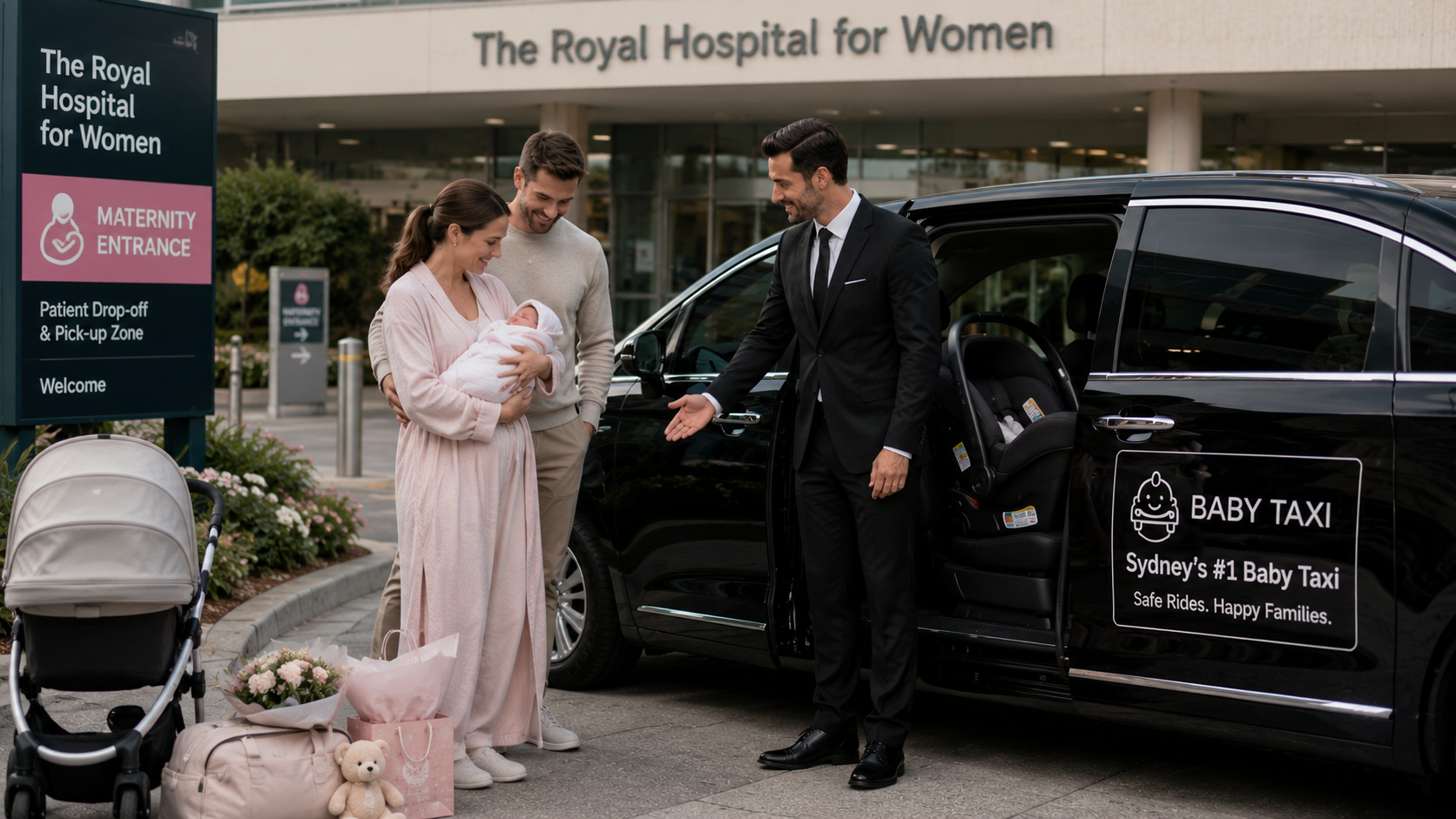 Sydney’s #1 Newborn Transfer & Hospital Discharge Baby Taxi
